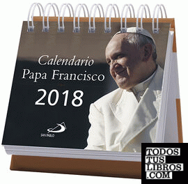 Calendario de mesa Papa Francisco 2018