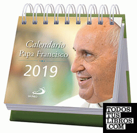 Calendario de mesa Papa Francisco 2019