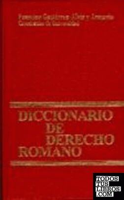 Diccionario de Derecho romano