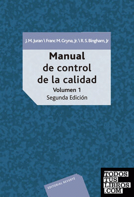 Manual de control de la calidad. Volumen 1