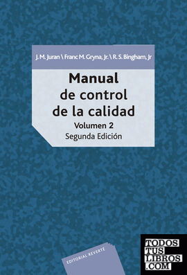 Manual de control de la calidad. Volumen 2