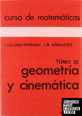 Geometría y cinemática (Curso de matemáticas)