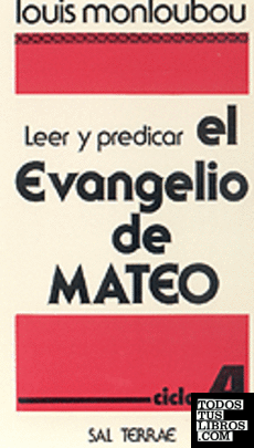 015 - Leer y predicar el Evangelio de Mateo