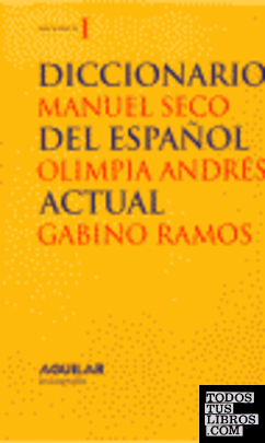 Obra completa diccionario actual del español 2 tomos