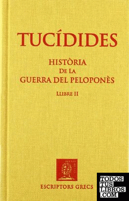 HISTORIA DE LA GUERRA DEL PELOPONES LLIBRE II
