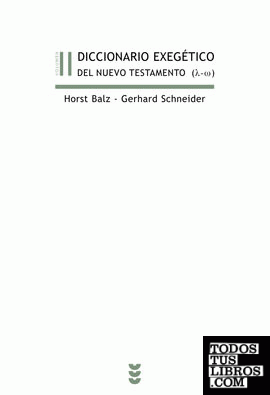 Diccionario exegético del Nuevo Testamento (L-Z)