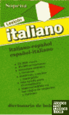 Lexicón Sopena italiano español y español italiano