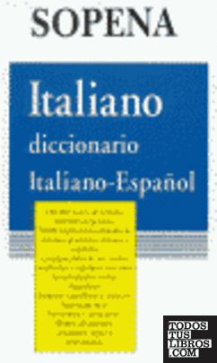 SOPENA DICCIONARIO ITALIANO ESPAÑOL/ESPAÑOL ITALIANO