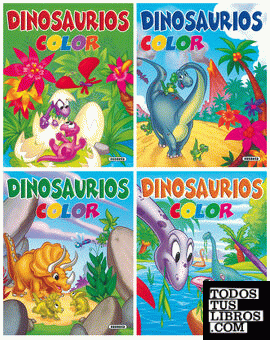 Dinosaurios color (4 títulos)