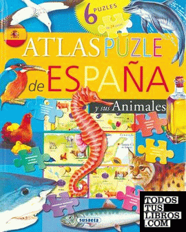 Atlas puzle de España y sus animales