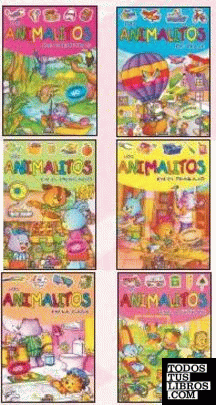 Animalitos con pegatinas (6 títulos)