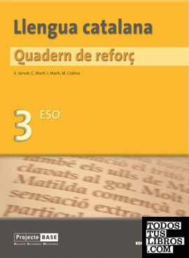 Quadern de reforç. Llengua catalana 3r ESO
