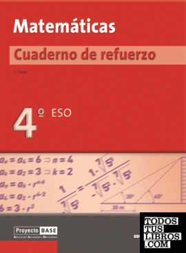 Matemáticas. Cuaderno de refuerzo 4º BASE