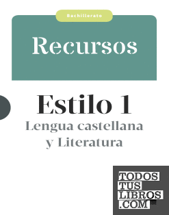 Recursos didácticos. Lengua castellana y Literatura 1 BACH