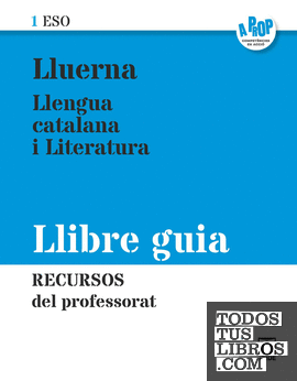 Llibre guia. Lluerna 1 - Llengua catalana i Literatura 1ESO