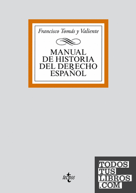 Manual de Historia del Derecho español