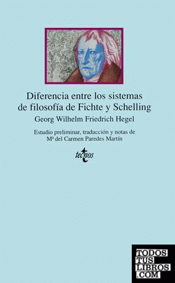 Diferencia entre los sistemas de filosofía de Fichte y Schelling