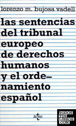 Las sentencias del Tribunal Europeo de Derechos Humanos y el ordenamiento español