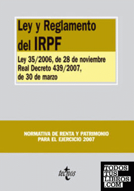Ley y Reglamento del IRPF