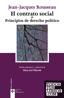 El contrato social o Principios de derecho político