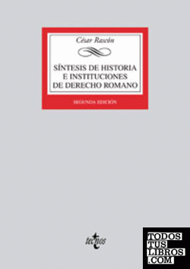 Síntesis de Historia e Instituciones de Derecho Romano (2ª ed.)