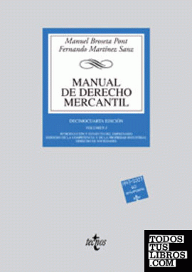 Manual de Derecho Mercantil (14ª ed.)