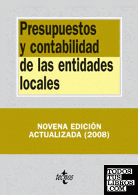 Presupuestos y contabilidad de las Entidades locales (9ª ed.)