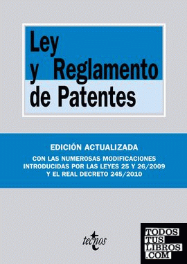 Ley y Reglamento de Patentes