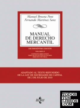 Manual de Derecho Mercantil