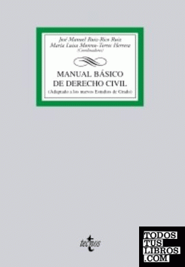 Manual básico de Derecho Civil