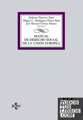 Manual de Derecho Social de la Unión Europea