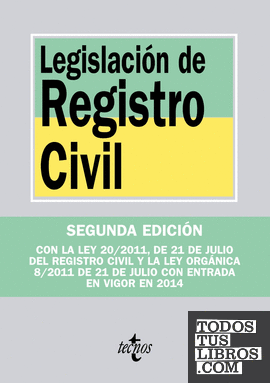 Legislación de Registro Civil