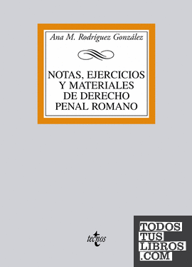 Notas, ejercicios y materiales de Derecho penal romano