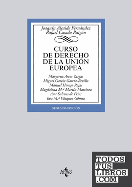 Curso de Derecho de la Unión Europea Curso de Derecho de la Unión Europea
