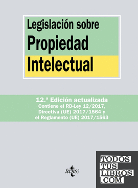 Legislación sobre Propiedad Intelectual