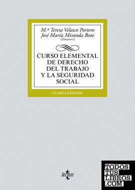 Curso elemental de Derecho del Trabajo y la Seguridad Social Curso elemental de Derecho del Trabajo y la Seguridad Social