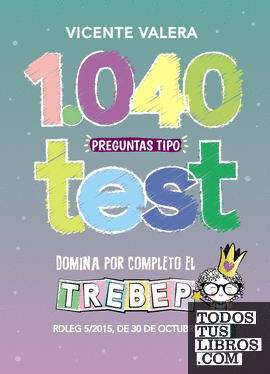 1040 preguntas tipo test TREBEP