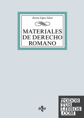 Materiales de Derecho romano Materiales de Derecho romano
