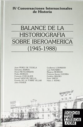 Balance de la historiografía sobre Iberoamérica