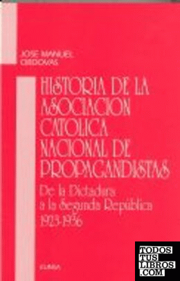 De la Dictadura a la Segunda República (1923-1936)