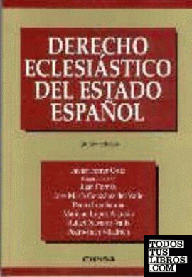 Derecho eclesiástico del Estado español, 5ª edición