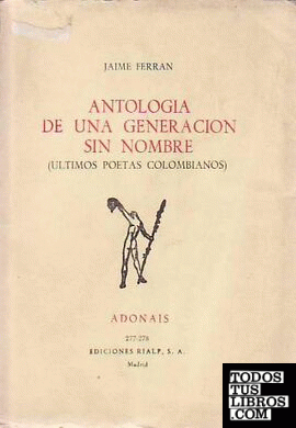 Antología de una generación sin nombre (Últimos poetas colombianos)