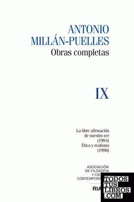 Millán-Puelles. IX. Obras completas