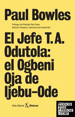 El Jefe T. A. Odutola: el Ogbeni Oja de Ijebu-Ode
