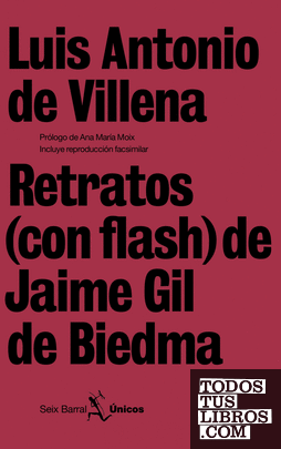 Retratos (con flash) de Jaime Gil de Biedma