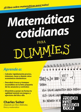 Matemáticas cotidianas para Dummies