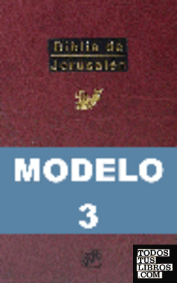 Biblia de jerusalén manual modelo 3