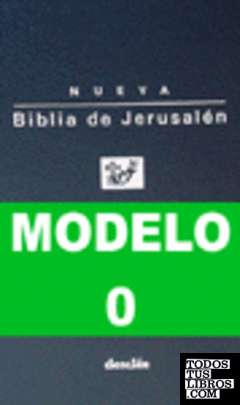 Biblia de jerusalén de bolsillo modelo 0