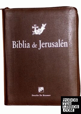 Biblia de Jerusalén 4ª edición Manual totalmente revisada - Funda de cremallera