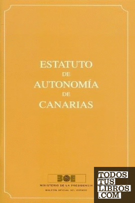 Estatuto De Autonomía De Canarias de AA.VV. 978-84-340-0915-8